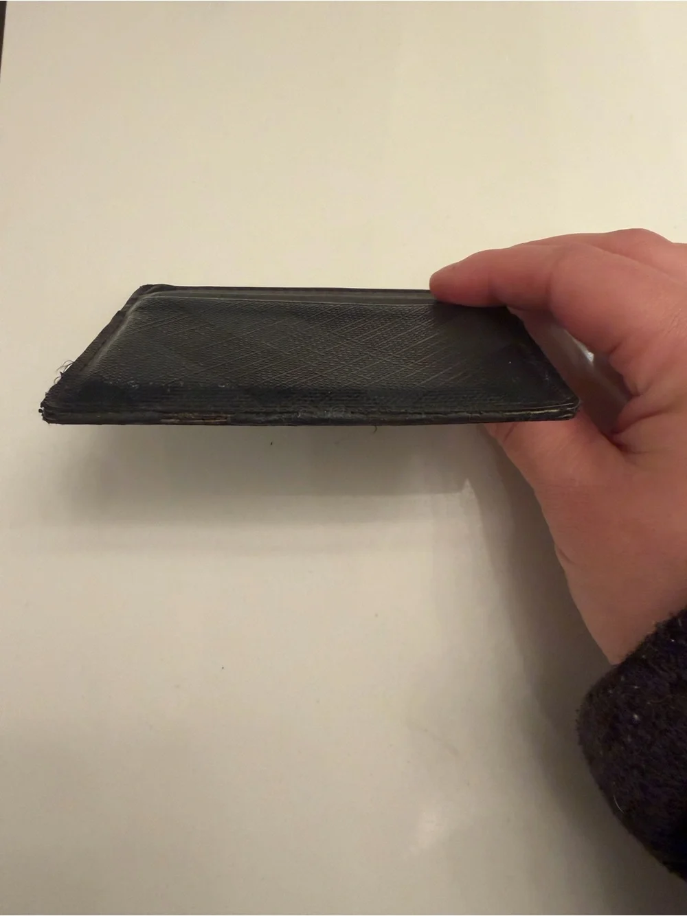 Burberry Black Leather Slim Card Case